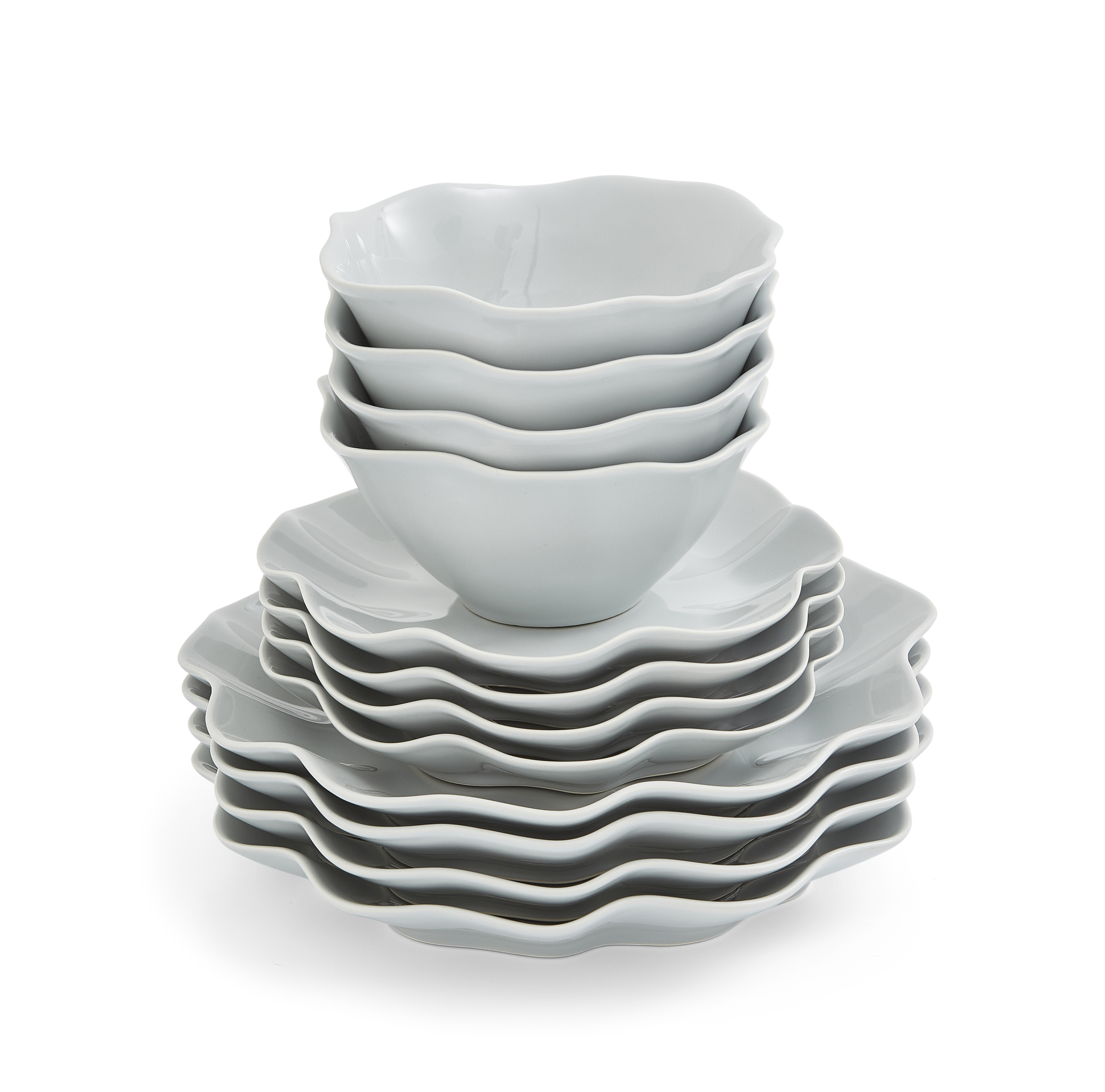 Sophie Conran Floret 12 Piece Set-Dove Grey image number null